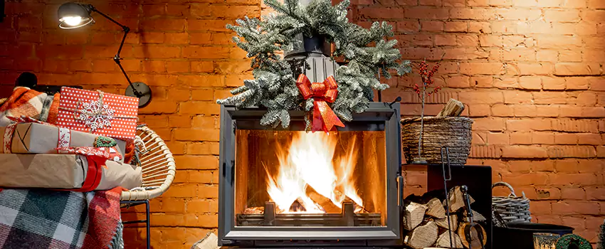 Travis Industries Linear Gas Fireplace Installation in Seabrook, Maryland