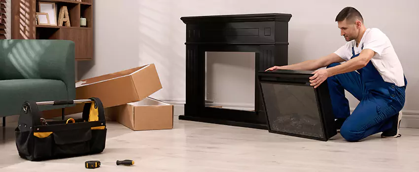 Old Rusted Metal Fireplace Repair And Replacement in Seabrook, MD