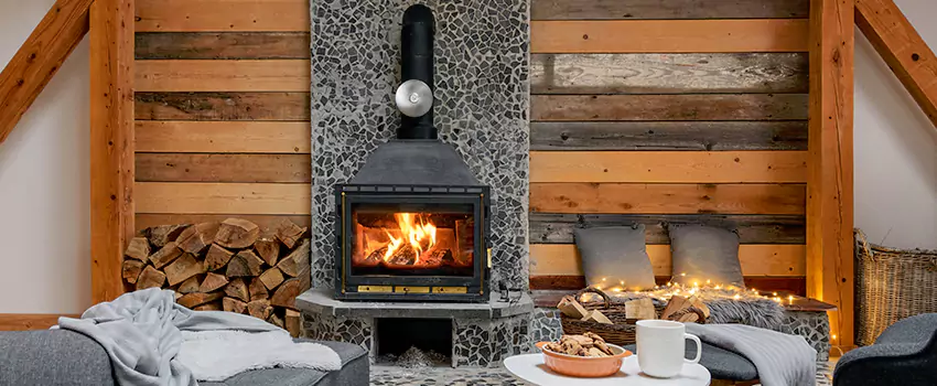 Thelin Hearth Products Direct Vent Gas Stove Fireplace Inspection in Seabrook, Maryland